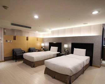 Shihzuwan Hotel - Kaohsiung Station - Kaohsiung City - Bedroom